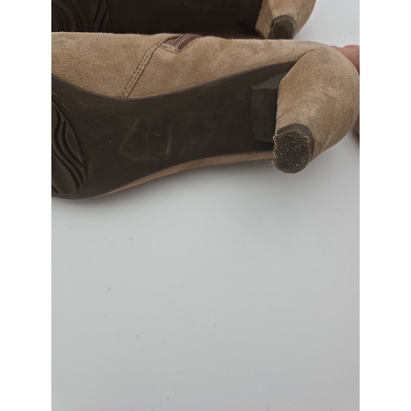 Tsubo Beige Suede Leather Zip Ankle Boots Womens‎ Size 6.5 Style 1002528-Mink - Picture 7 of 12